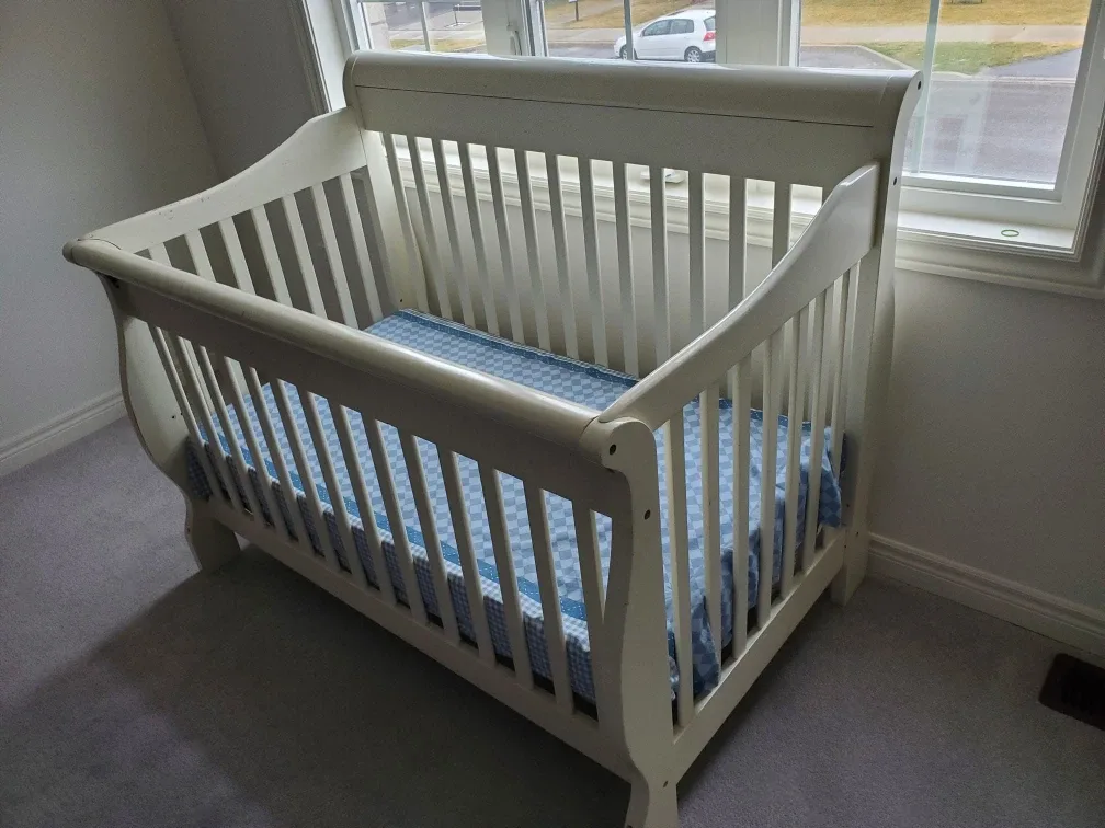 White Baby Crib