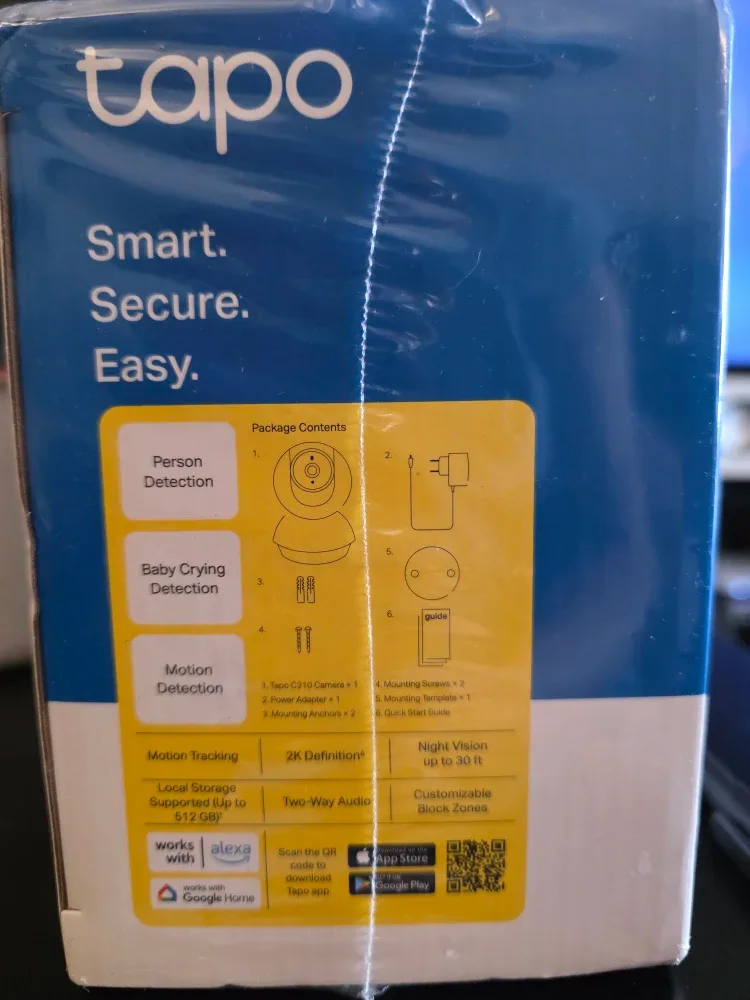 Tapo C210 Pan/Tilt Home Security Wi-Fi Camera - New image indicator(2)