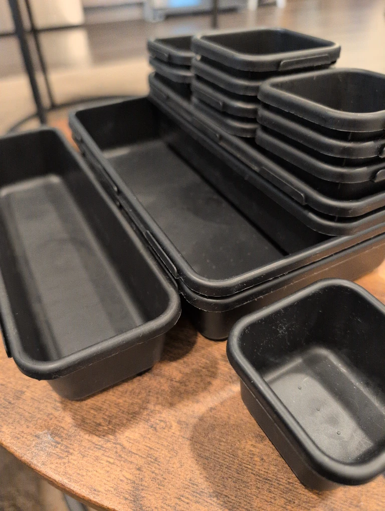 Black Plastic organizer set (15pcs) - photo 2