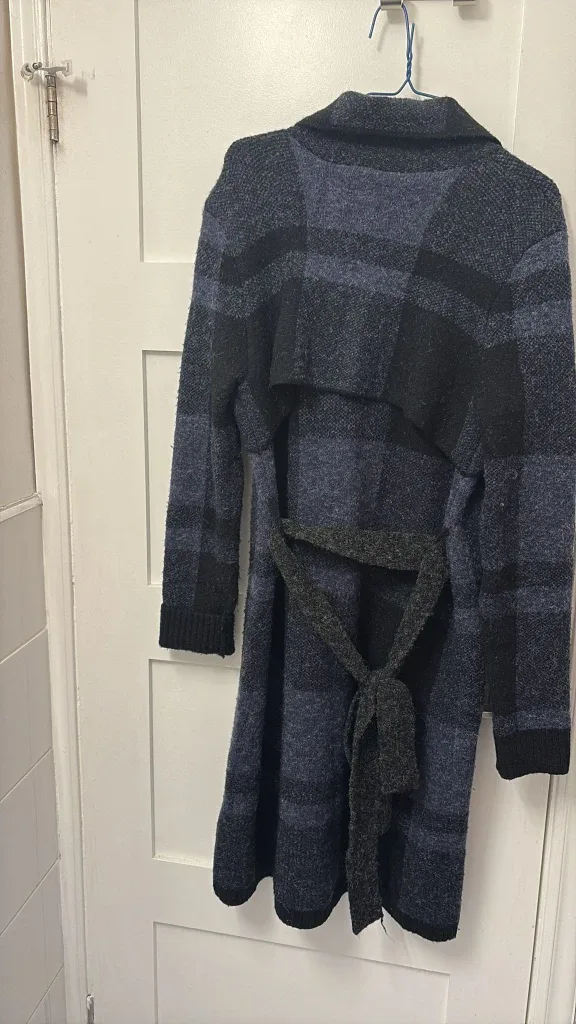 CYRUS Plaid Wool Blend Coat image indicator(2)