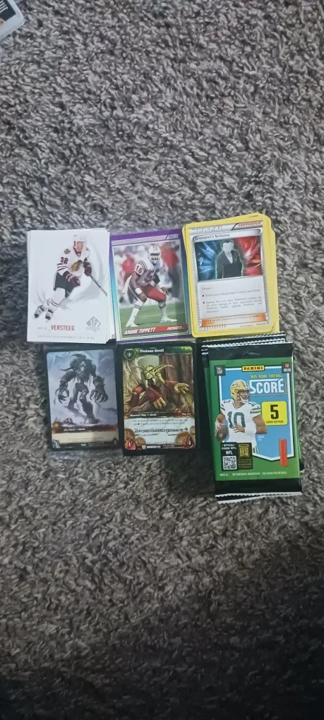For sale a bunch of cards and packs