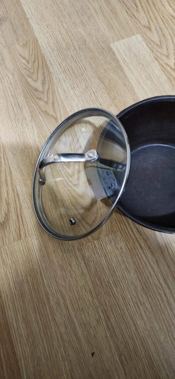 Cast Iron Saucepan with Lid image indicator(4)