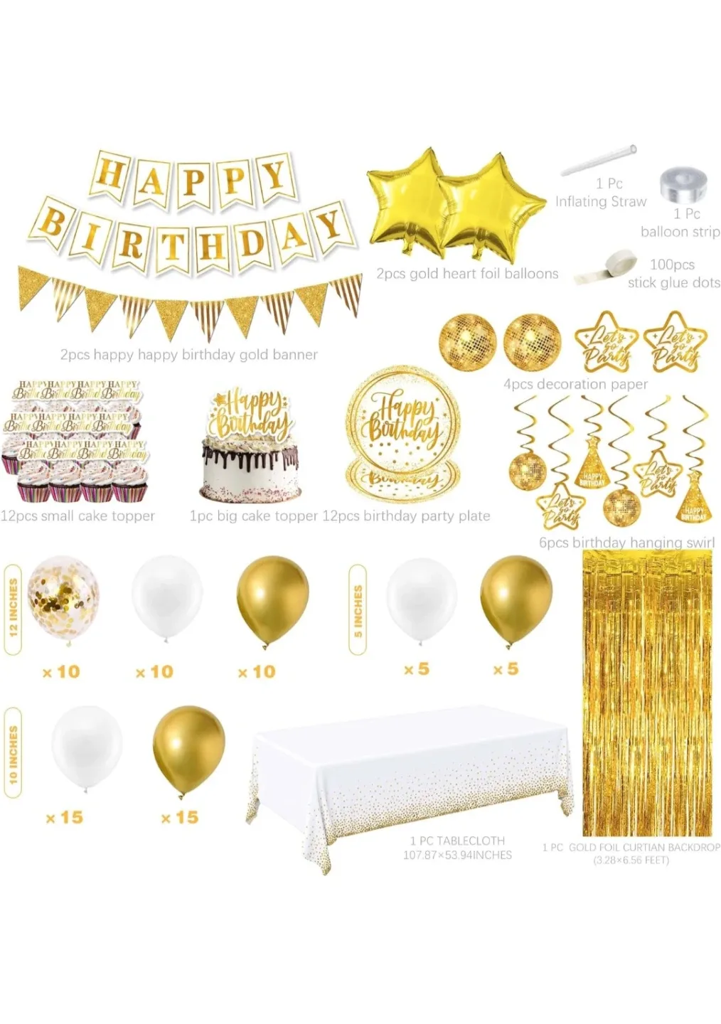 Happy Birthday Party Decoration Set image indicator(2)