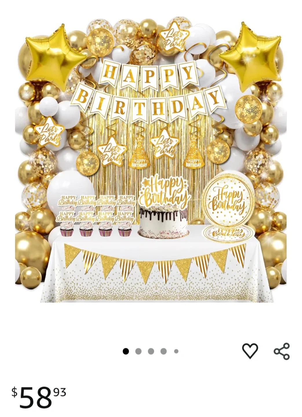 Happy Birthday Party Decoration Set image indicator(5)