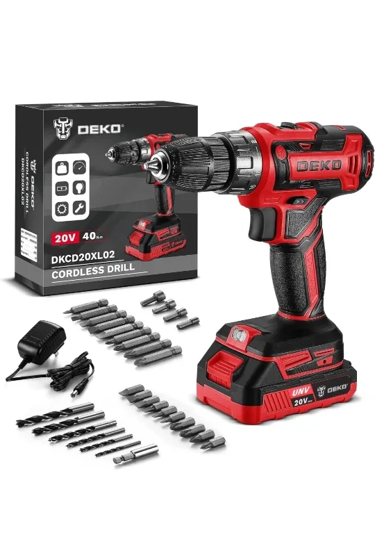 DEKO DKCD20XL02 Cordless Drill - NEW IN BOX