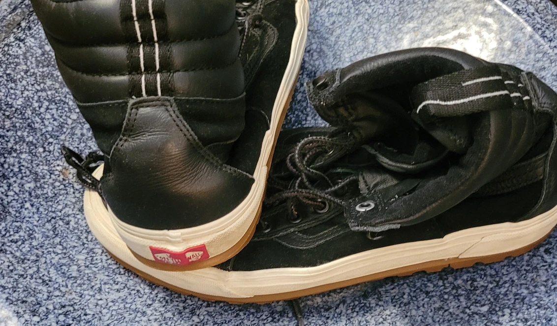 Vans Sk8-Hi MTE Black Leather High-Top Sneakers