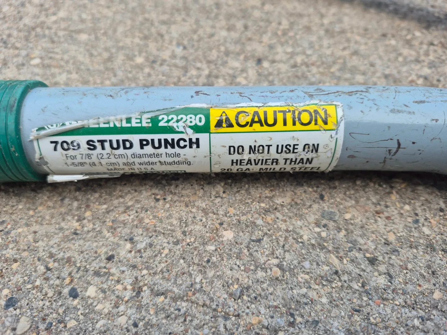 Greenlee 709 Stud Punch image indicator(2)