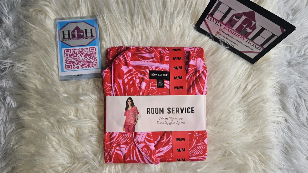Room Service 2-Piece Pajama Set - Size M/M