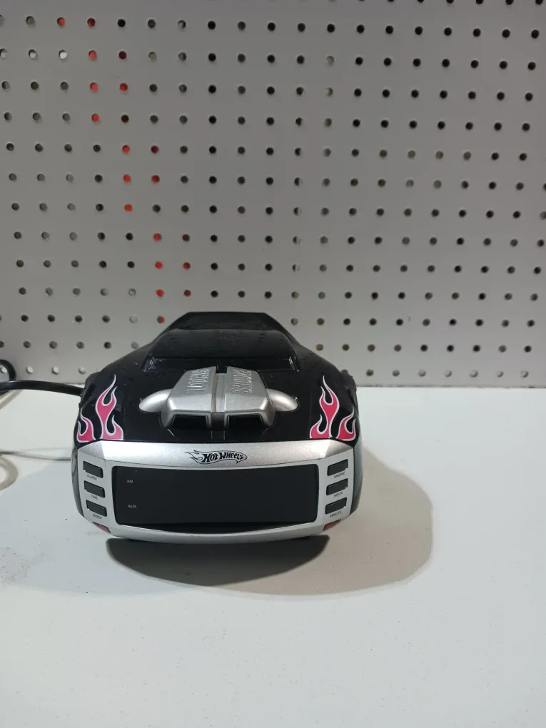 Hot Wheels Car Radio Alarm Clock