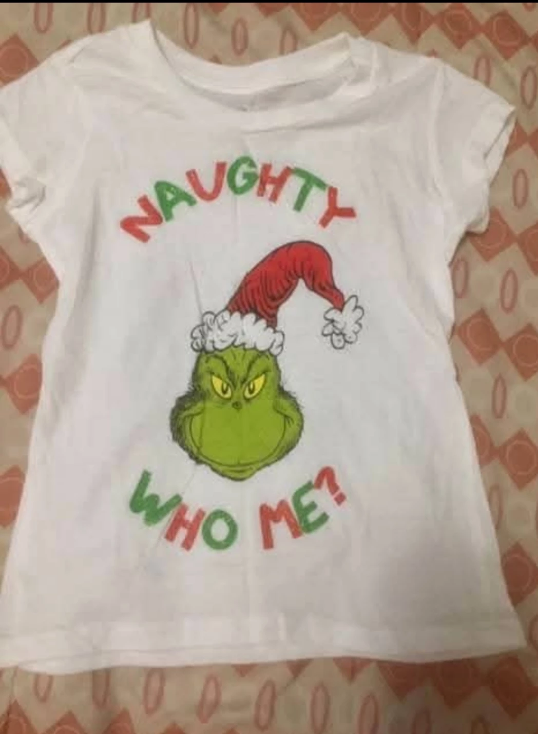 Grinch 'Naughty Who Me?' T-Shirt XS