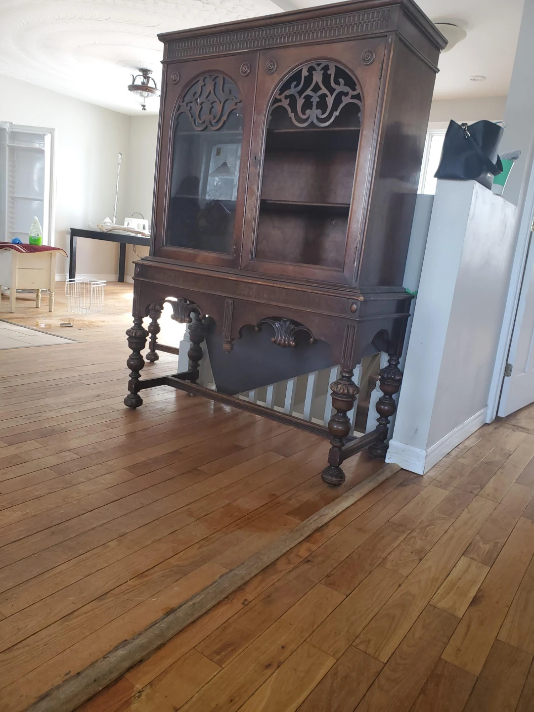 Antique Wooden China Cabinet - photo 2
