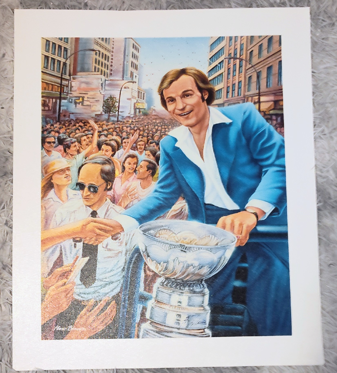 Rare Guy Lafleur Autographed Gicle Limited Numbered 78 of 1010