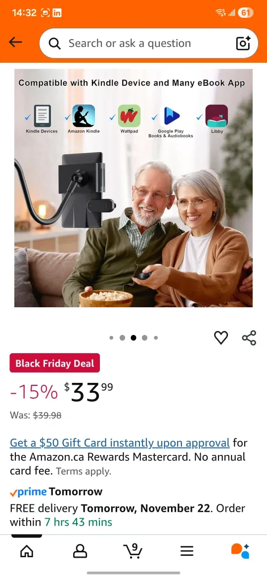 Kefotic Tablet Holder with Remote image indicator(4)