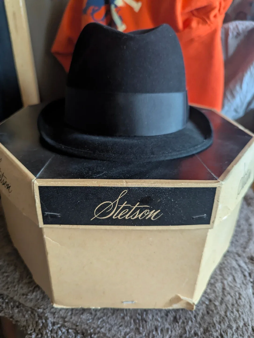 Knox Custom Fedora Hat - Size 7 3/8
