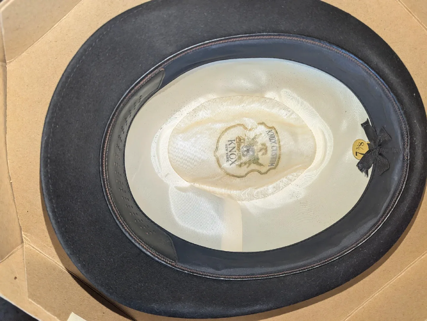 Knox Custom Fedora Hat - Size 7 3/8 image indicator(5)