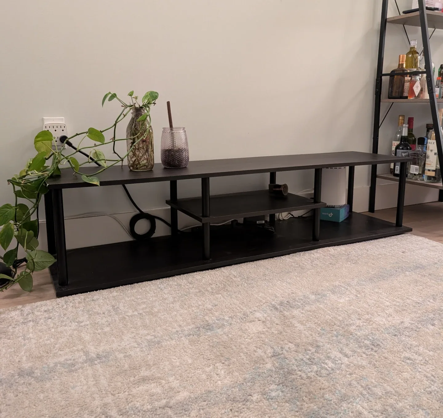 Black TV Stand