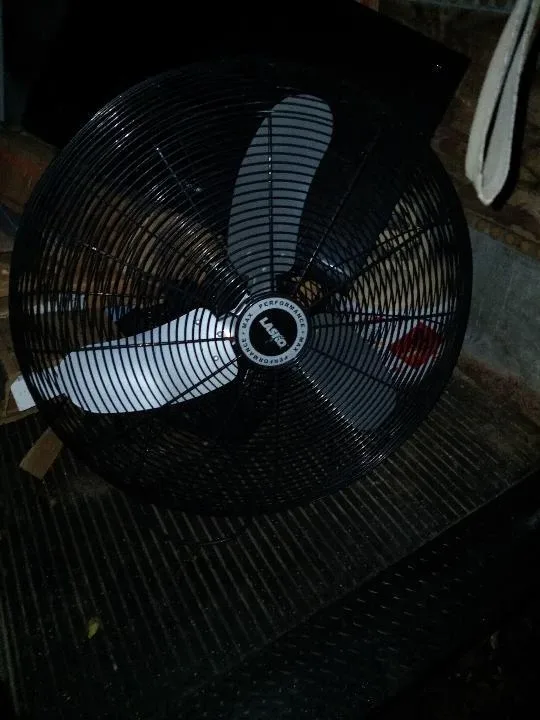 LASKO 20" High Velocity Fan - with QuickMount + 3 Speeds, Black