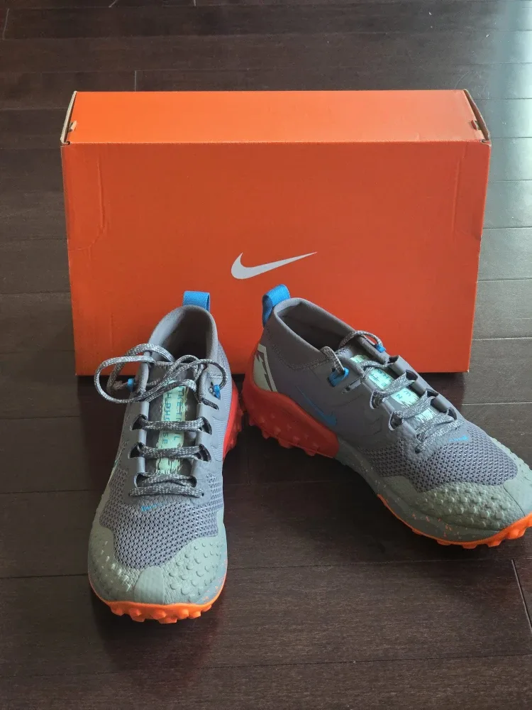 Brand New Nike Wild Horse Trail 7 (Size US Men 6.5) Grey/Orange