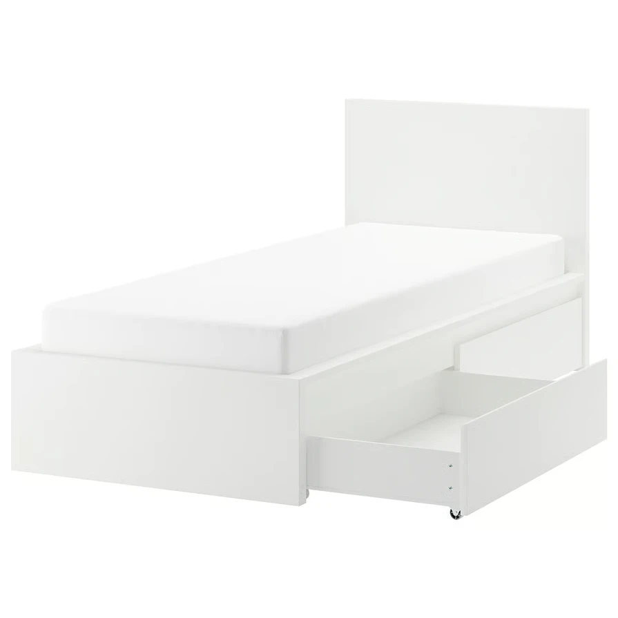 Twin Size IKEA bed with two drawers