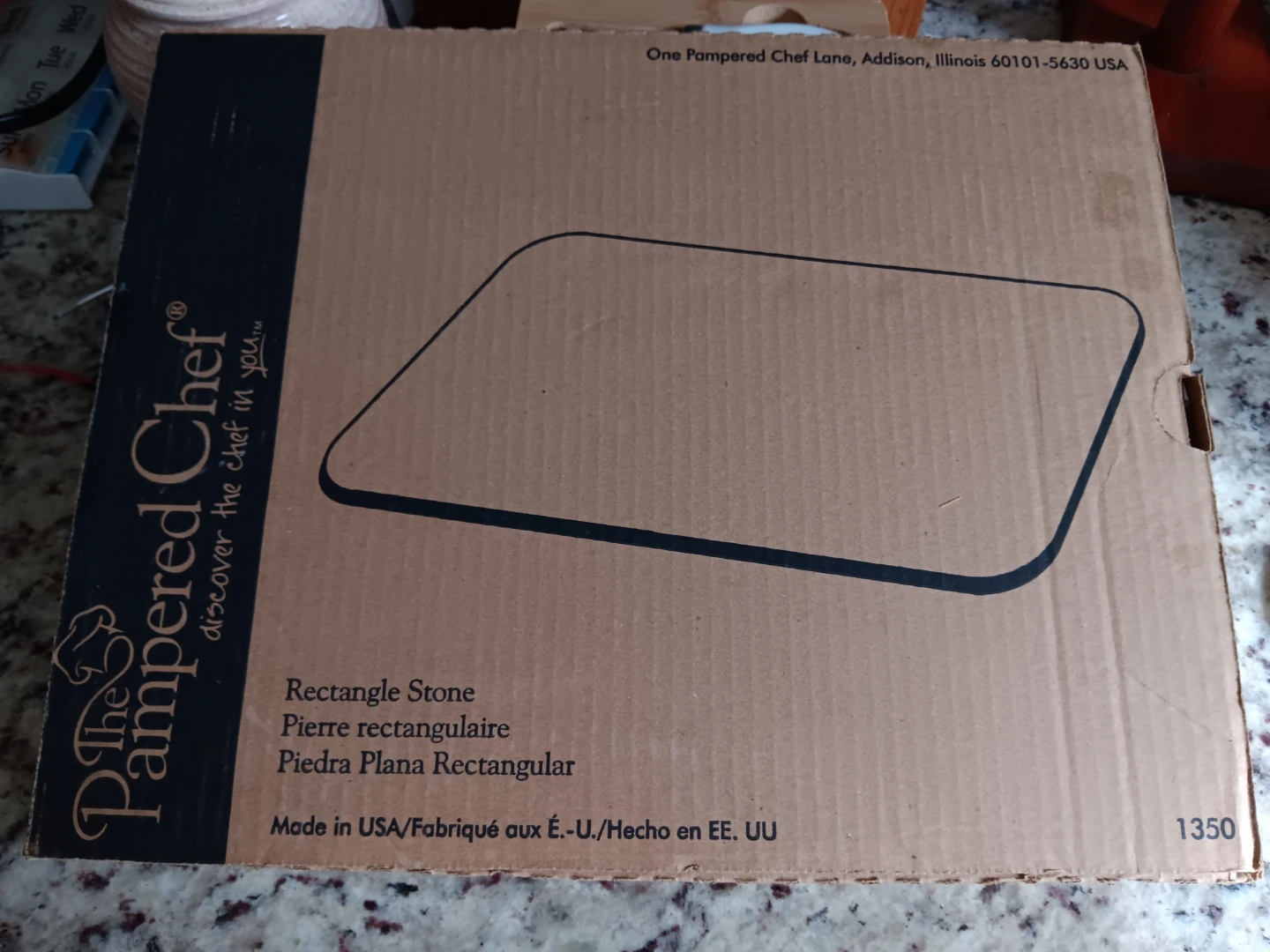 New Pampered Chef Rectangle Stone - photo 2