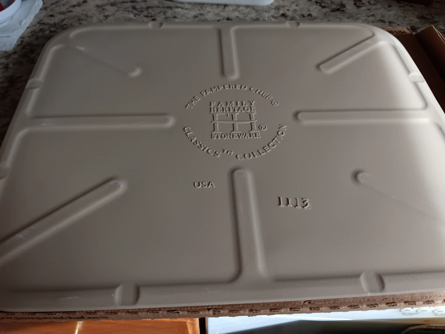 New Pampered Chef Rectangle Stone - photo 5