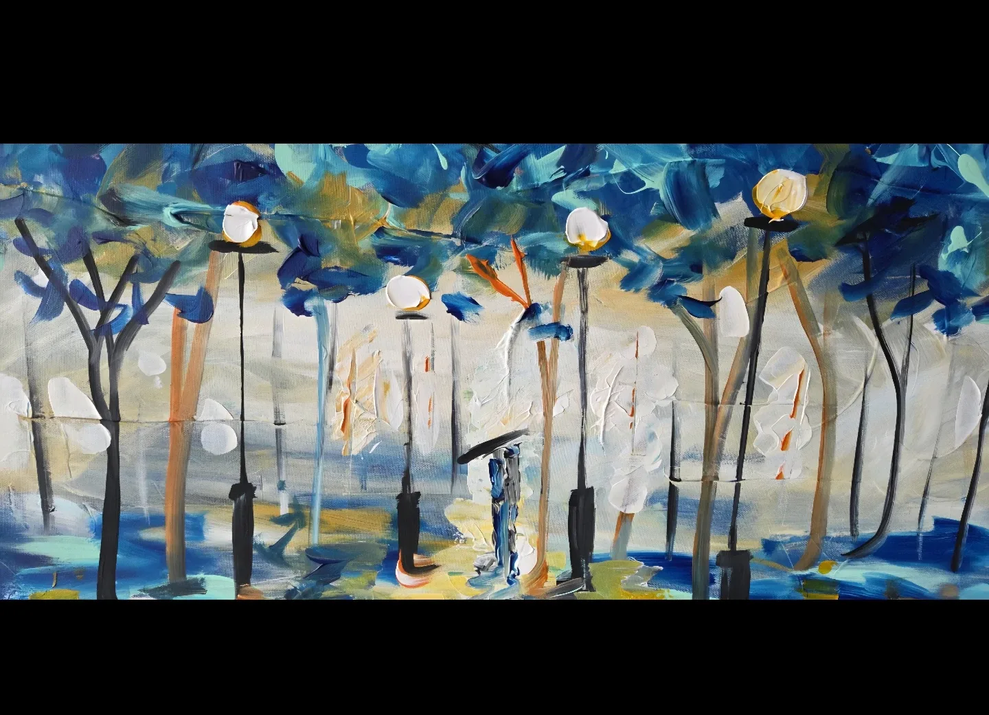 Original  painting by local artist Capilano Suspension Park image indicator(4)