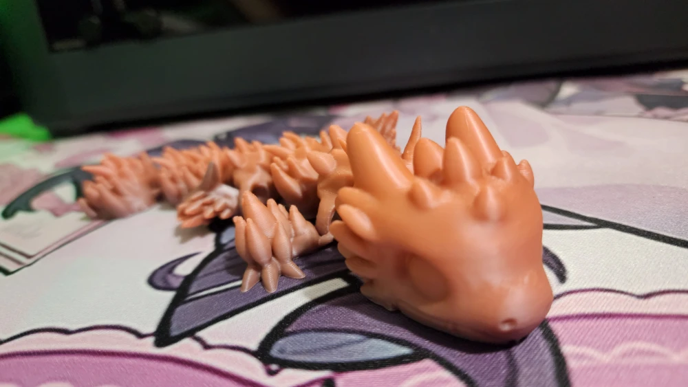 3D Printed Articulating Dragon