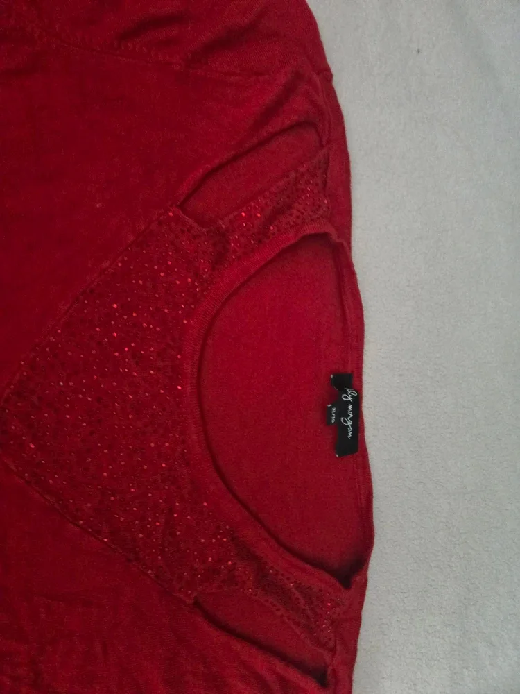 Lilly  Morgan Red Long Sleeve Top XL image indicator(2)