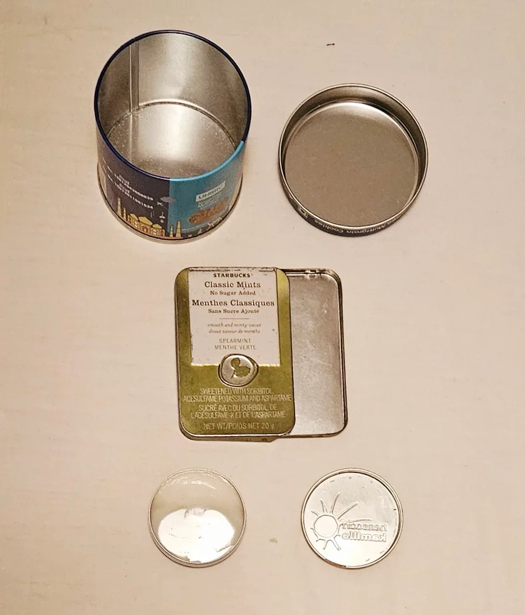 Assorted Tins: Unibic, Starbucks, Kamille ✨️ #freecycle image indicator(2)
