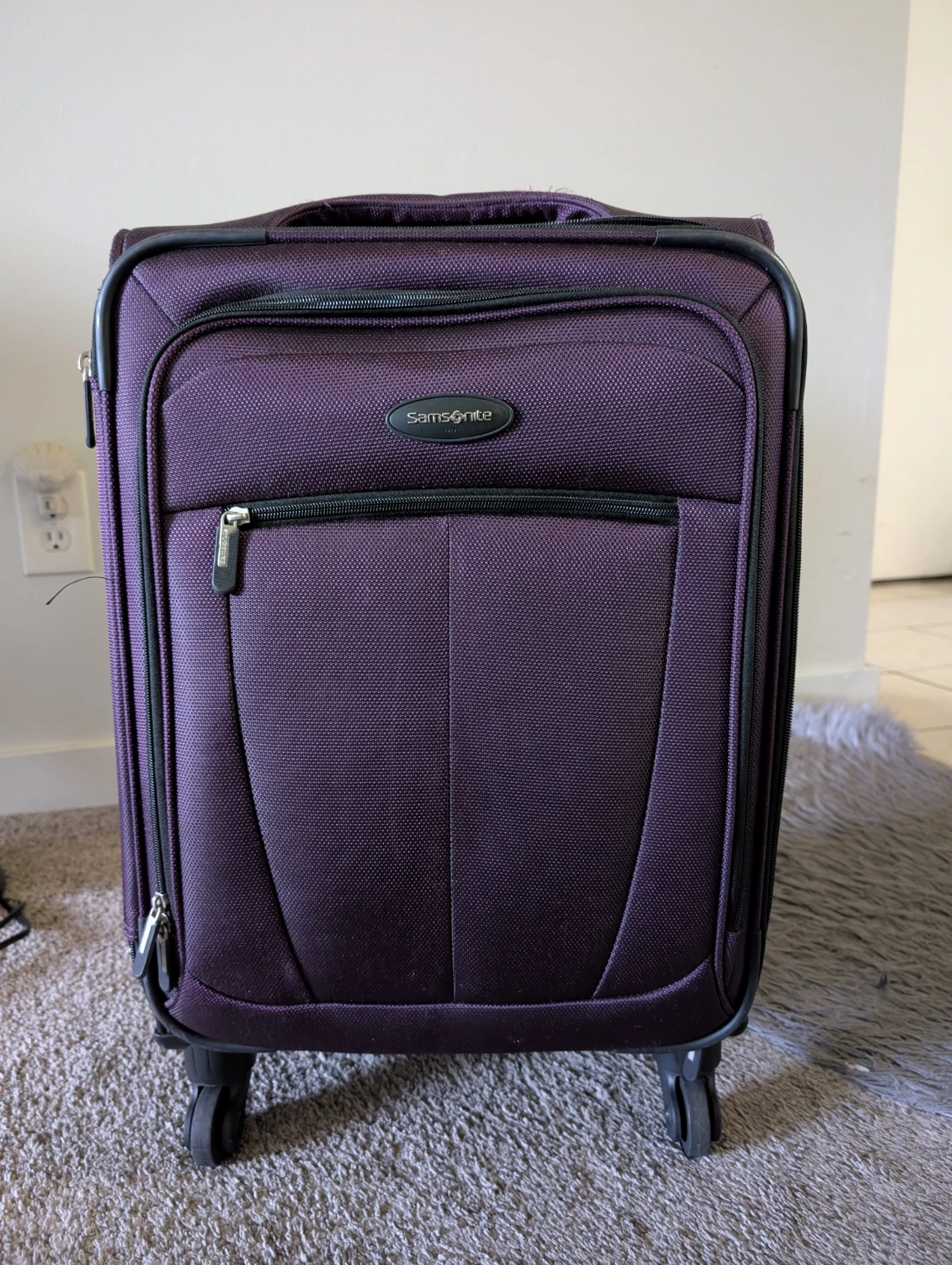 Samsonite carry-on suitcase