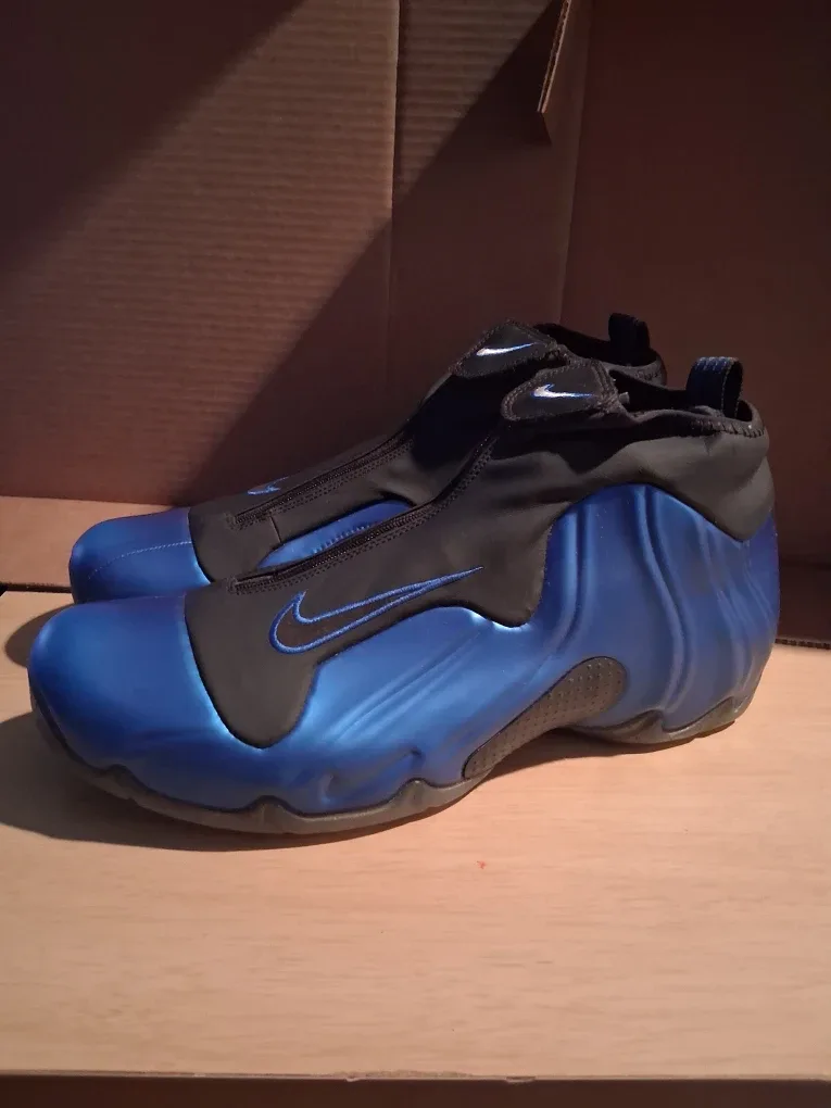 Nike Flightposite 1 Shoes, Blue/Black, Size 10