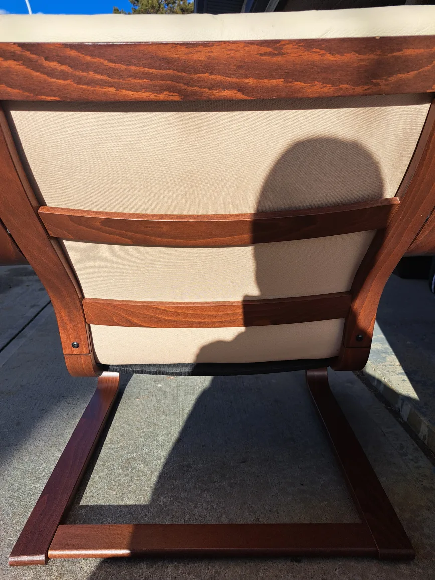 Wooden Frame Chair with Cream Cushions image indicator(5)