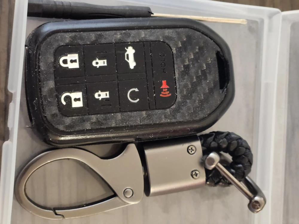 Car Remote Key Fob with Keychain