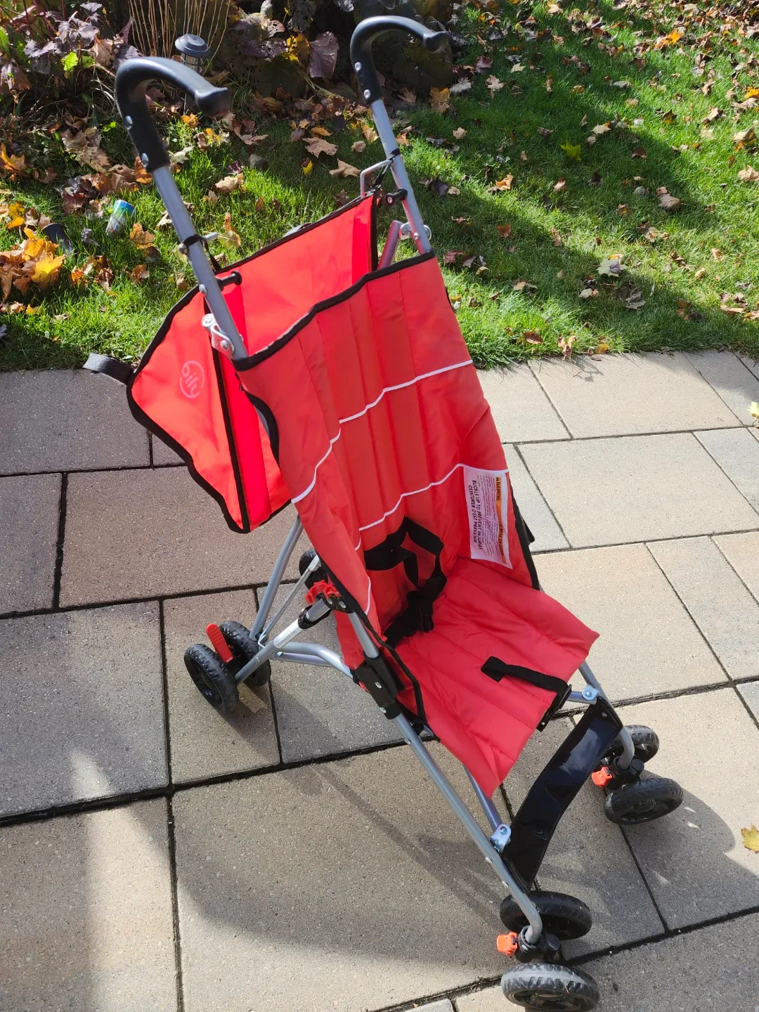 Red Umbrella Stroller for toddler