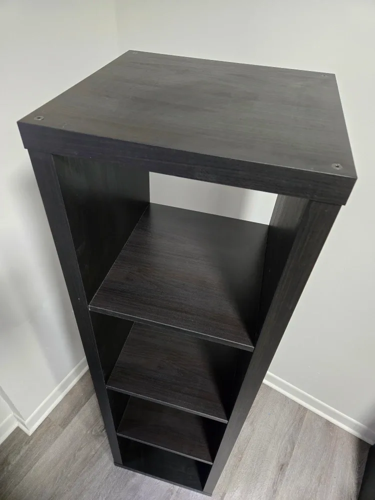 Ikea Kallax Black Wood Shelf - Great Condition image indicator(2)