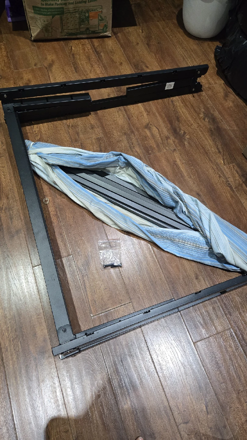 Black Metal Bed Frame - photo 2