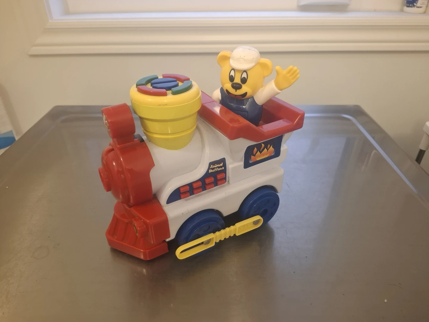 Animal Buttons Train Toy