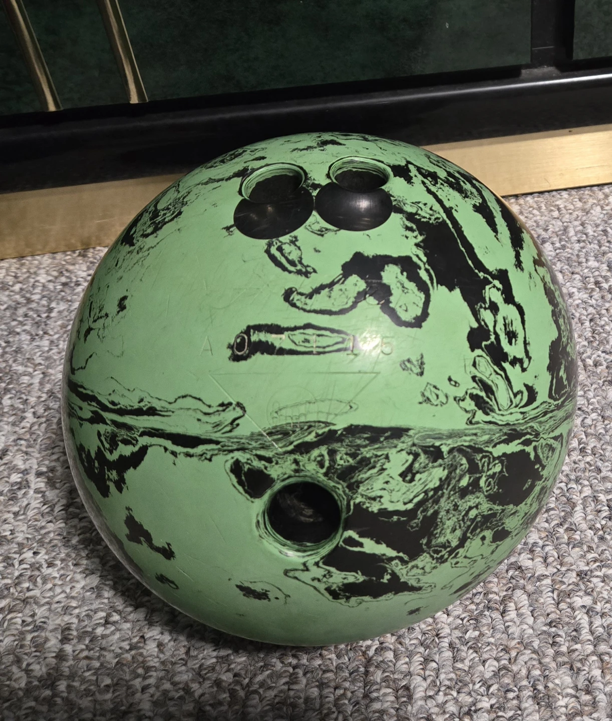 Vintage Bowling Bag & Ball