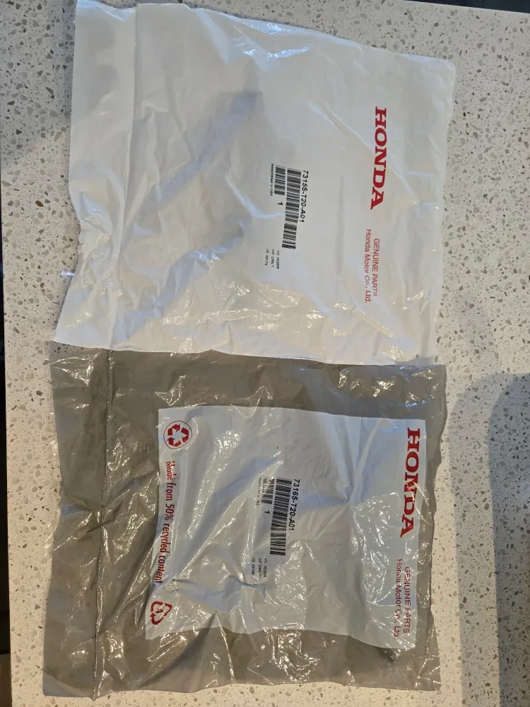 Front Cowl Hinge Cover Panel for Honda Civic 2022-24