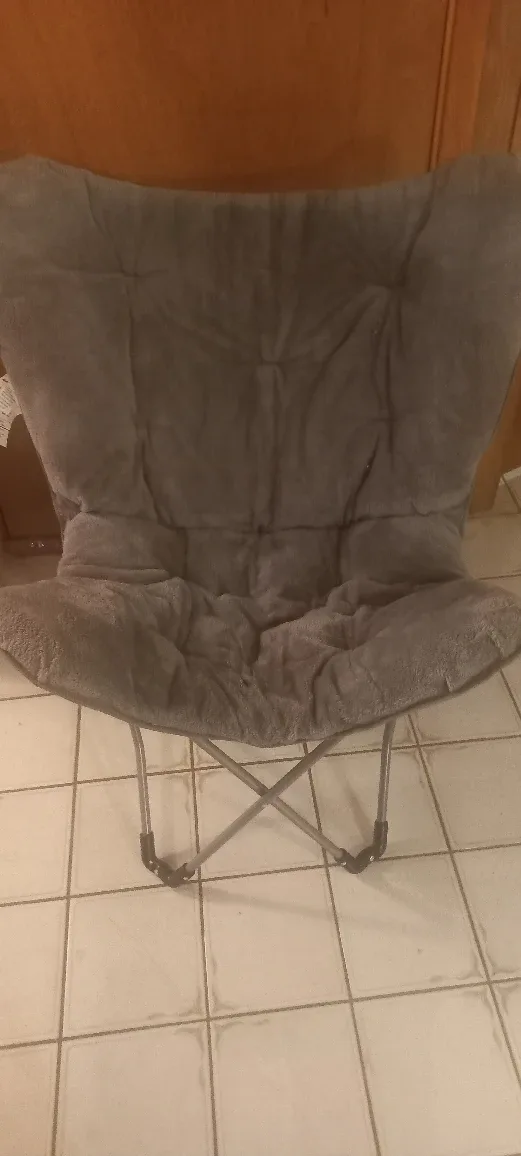 New Butterfly Chair - Grey Polyester image indicator(4)