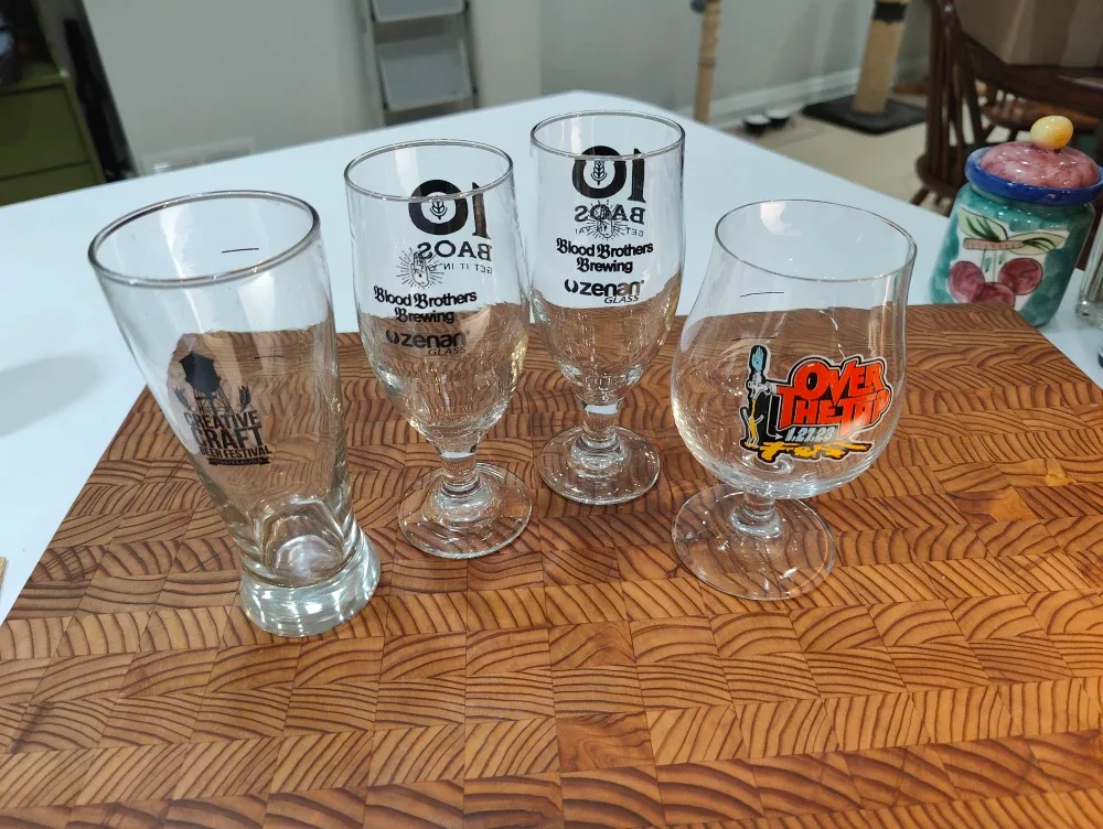 Beer glasses