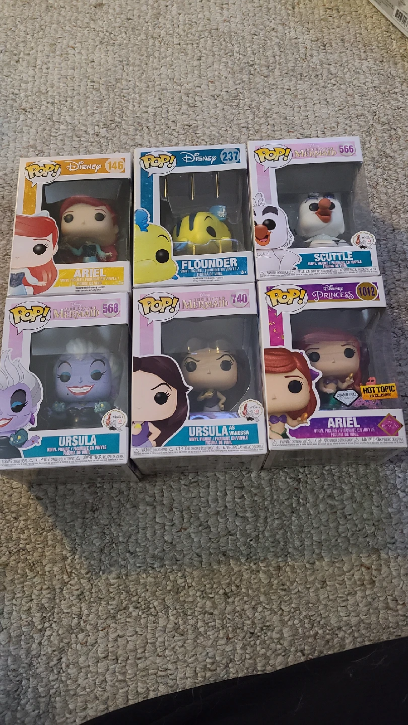 Disney Little Mermaid Funko Pops - Ariel, Ursula & More!