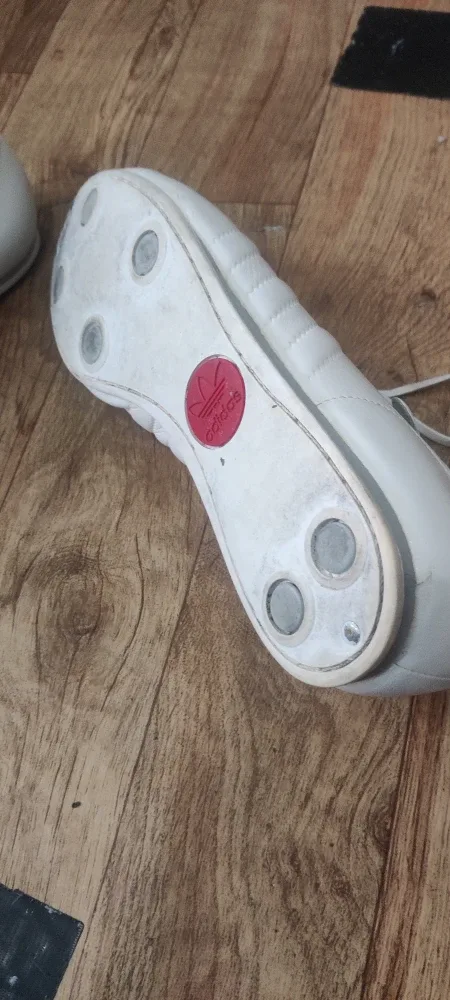 Adidas White Leather Sneakers image indicator(3)