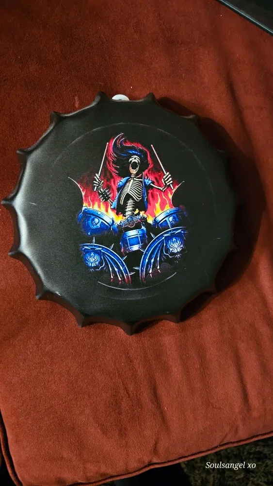 FREE Skeleton Drummer Wall Art