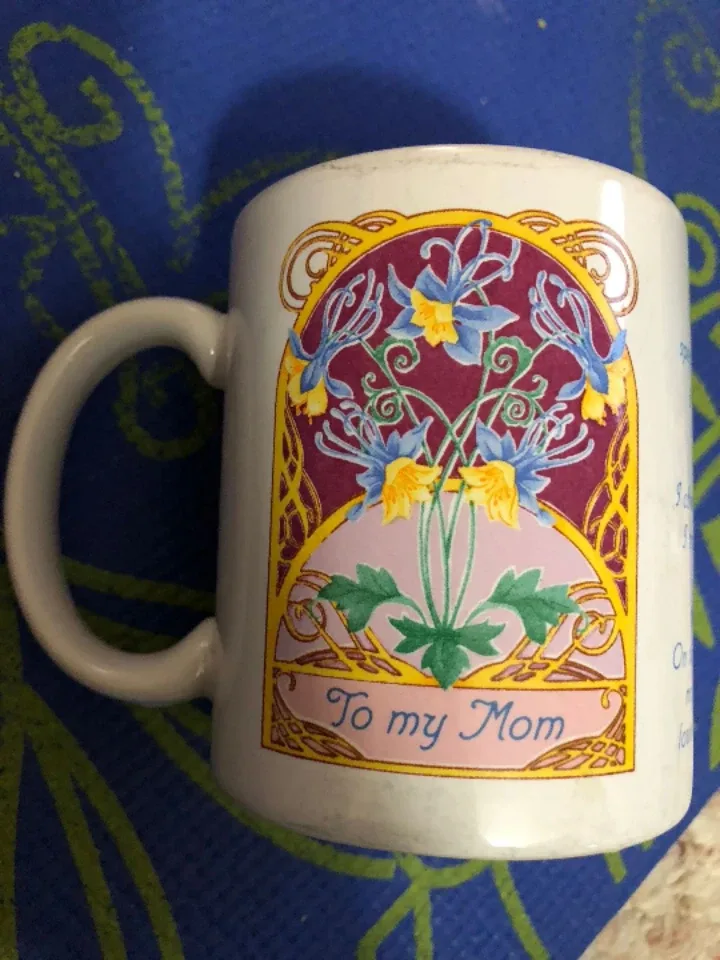 Mother Floral Ceramic Mug - 3pcs image indicator(2)