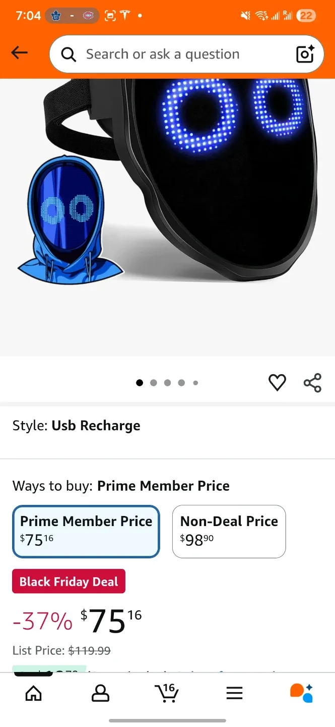 Shining App Mask - DIY Face Mask image indicator(7)