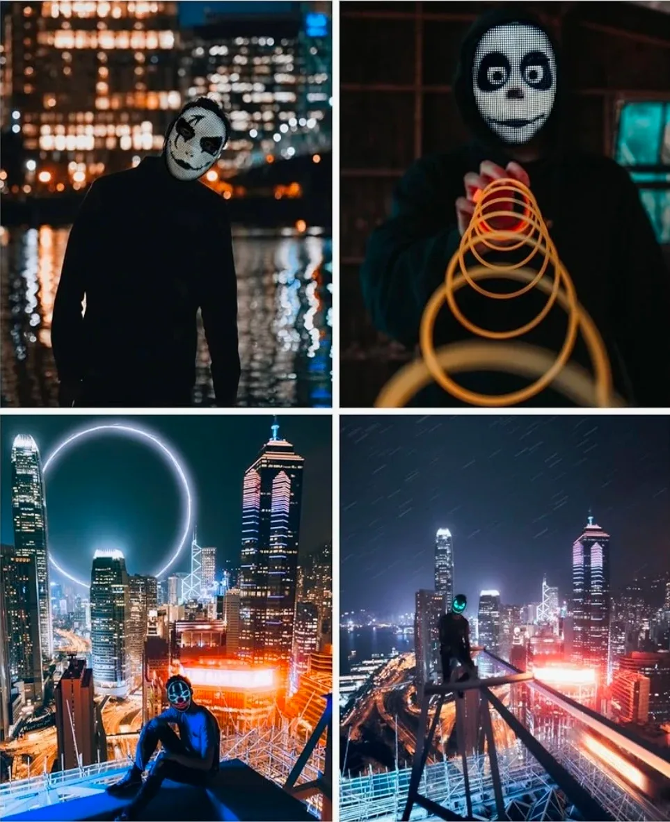 Shining App Mask - DIY Face Mask image indicator(9)