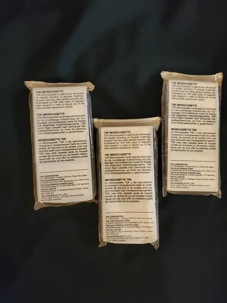 (3)TDK 3-Pack Microcassette Tapes image indicator(2)