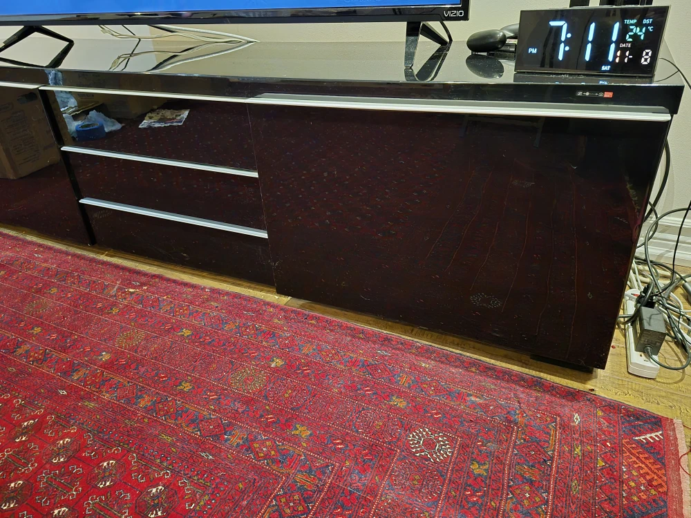 Ikea Black Media Console