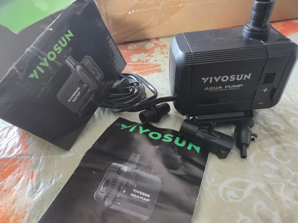 VIVOSUN PUMP 400 GPH 15W image indicator(2)